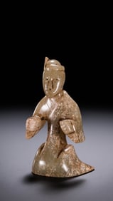 Jade kneeling figure from the Han Dynasty in China