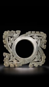 Jade disc from the Han Dynasty in China