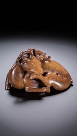 Jade Deer from the Han Dynasty in China