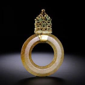 Jade rings from the Han Dynasty in China