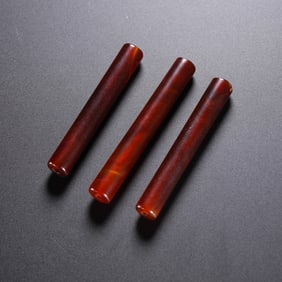 A set of Liao Dynasty agate tubes from China