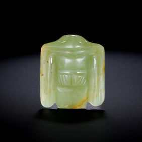 Jade Owl of the Hongshan Culture during the Hongshan Period in China
