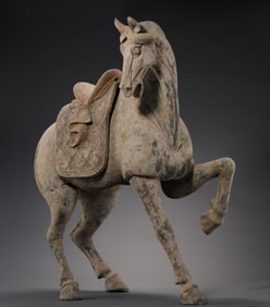 Chinese Han Dynasty Pottery Horse