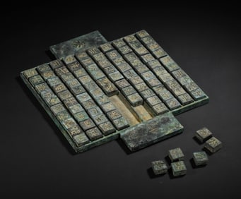 Bronze chessboard from the Warring States period in China