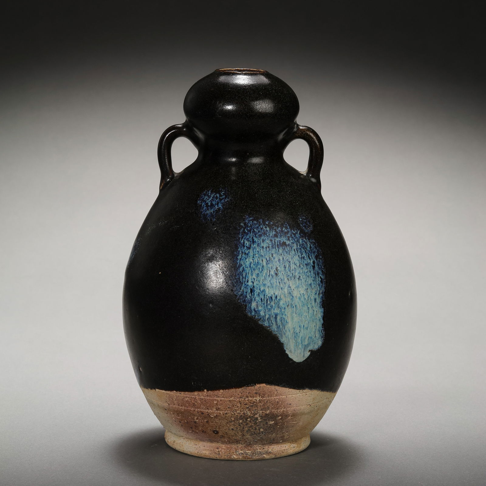 Chinese Tang Dynasty Lushan Flower Glazed Double-Handled Gourd Bottle (1 of 7)