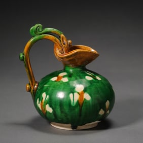 Chinese Tang Dynasty Sancai Ewer