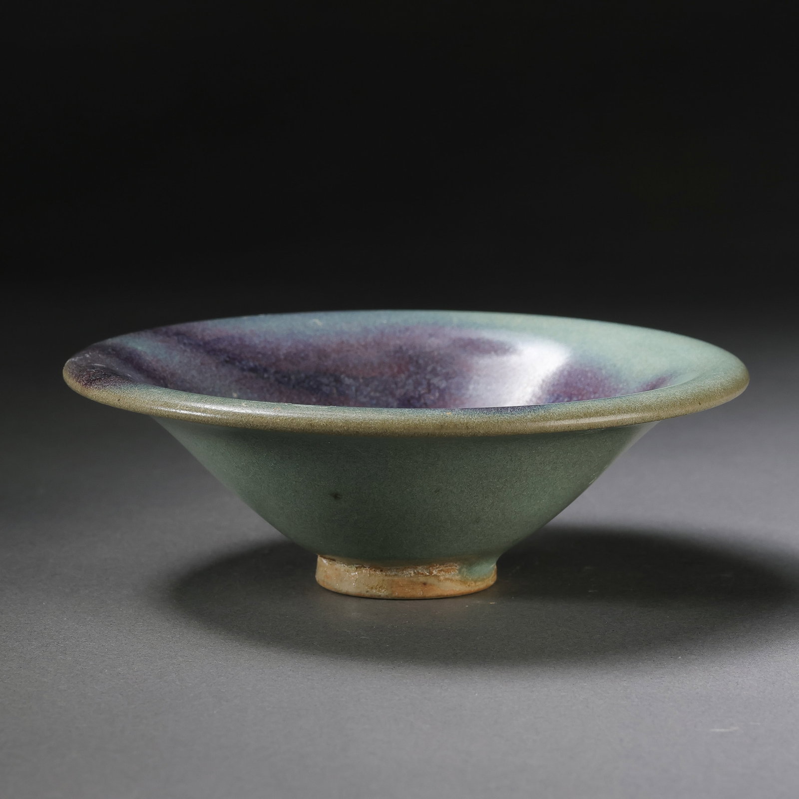 Northern Song Dynasty Jun ware sky-blue glazed red conical cup (1 of 7)