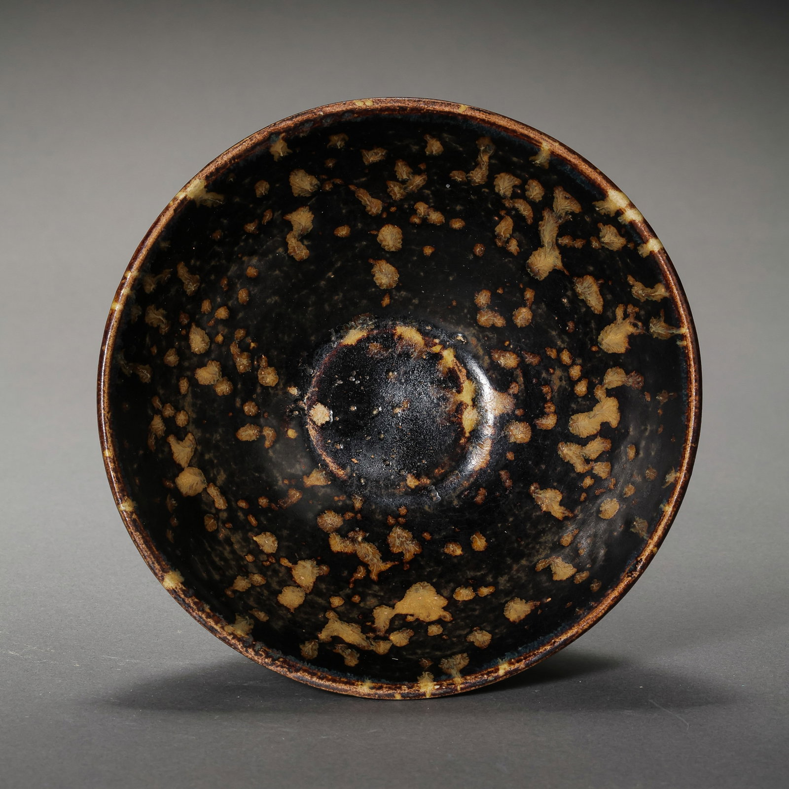 Tortoiseshell cup from the Jizhou kiln of the Southern Song Dynasty, China (1 of 7)