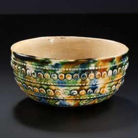 Chinese Tang Dynasty Sancai Hand Cup