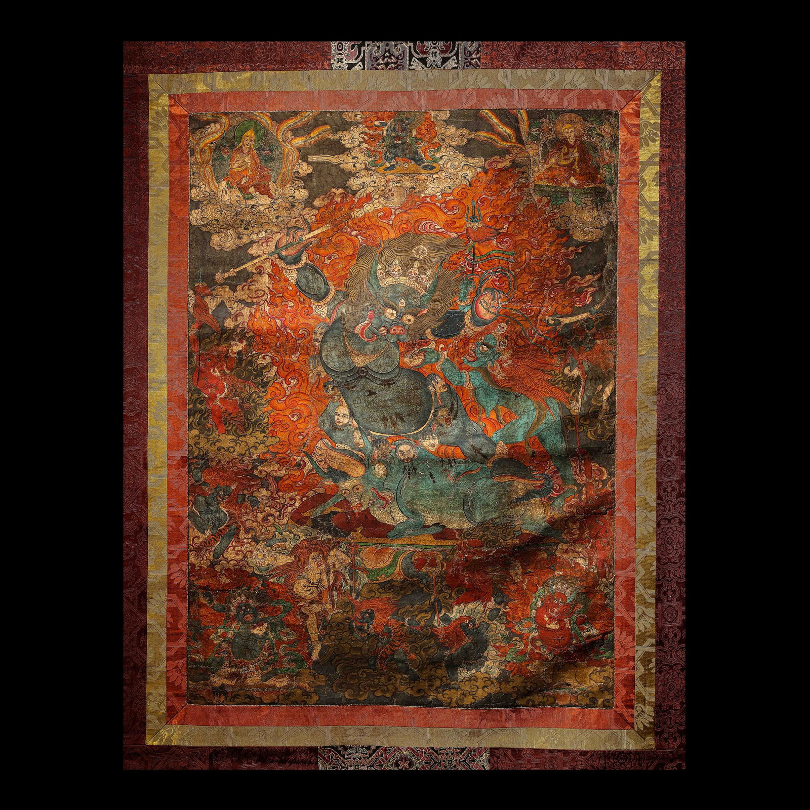 PAINTED VAJRA THANGKAS IN TIBET, DATING FROM THE 15TH CENTURY ONWARDS (1 of 8)