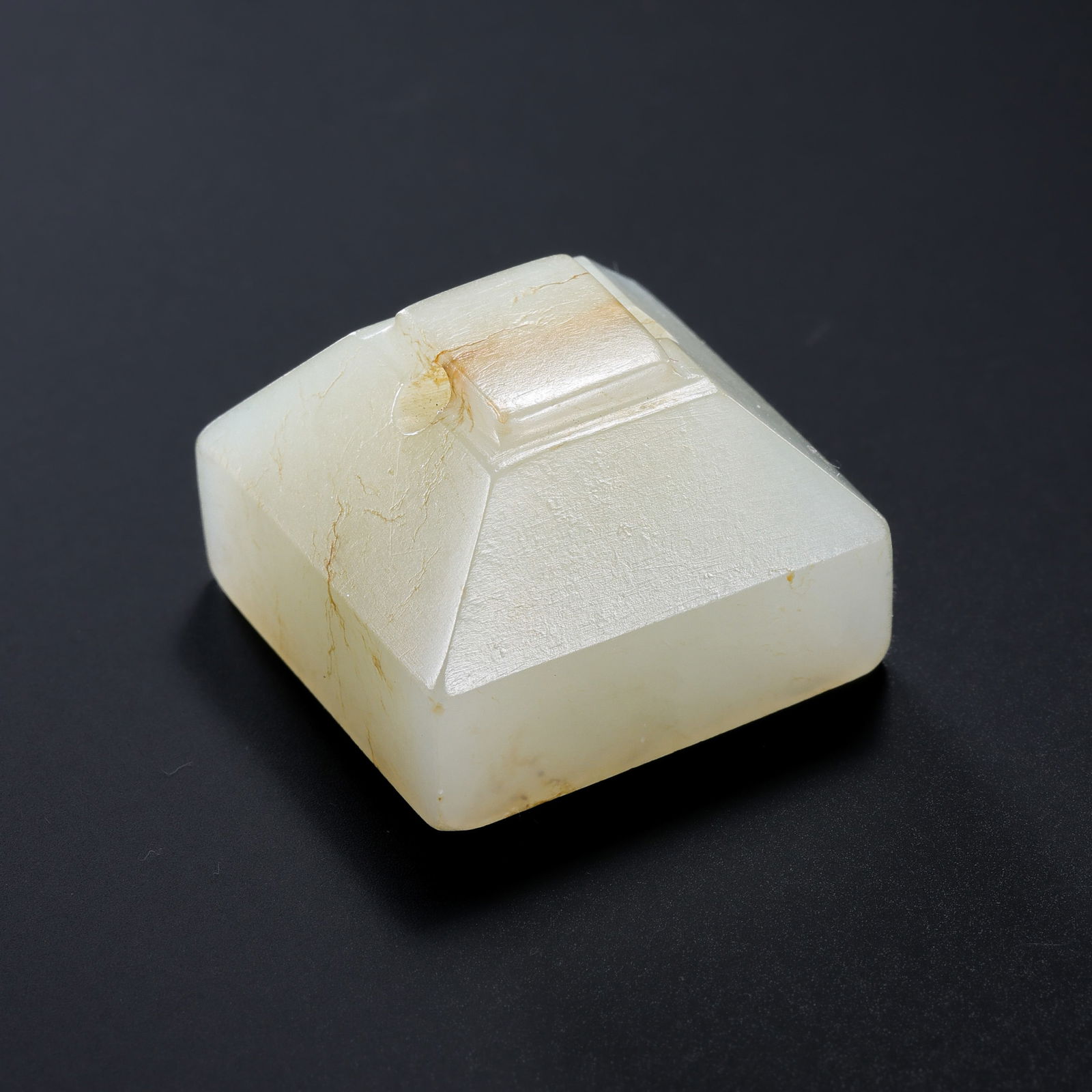 A.D.2-320TH CENTURY, CHINESE HAN DYNASTY HETIAN JADE PERSONAL SEAL (1 of 6)