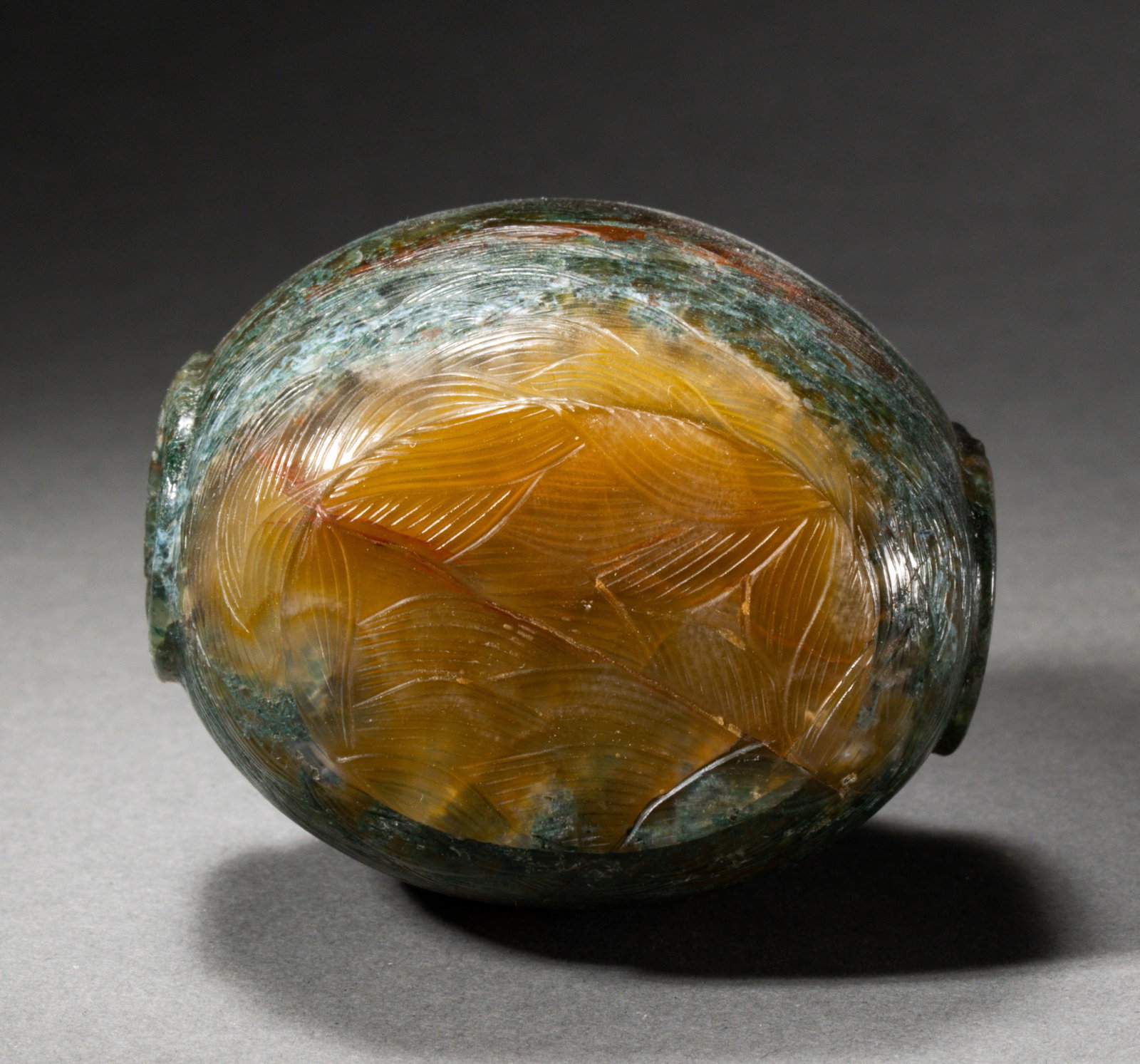 Chinese Qing Dynasty Agate Snuff Bottle - 7
