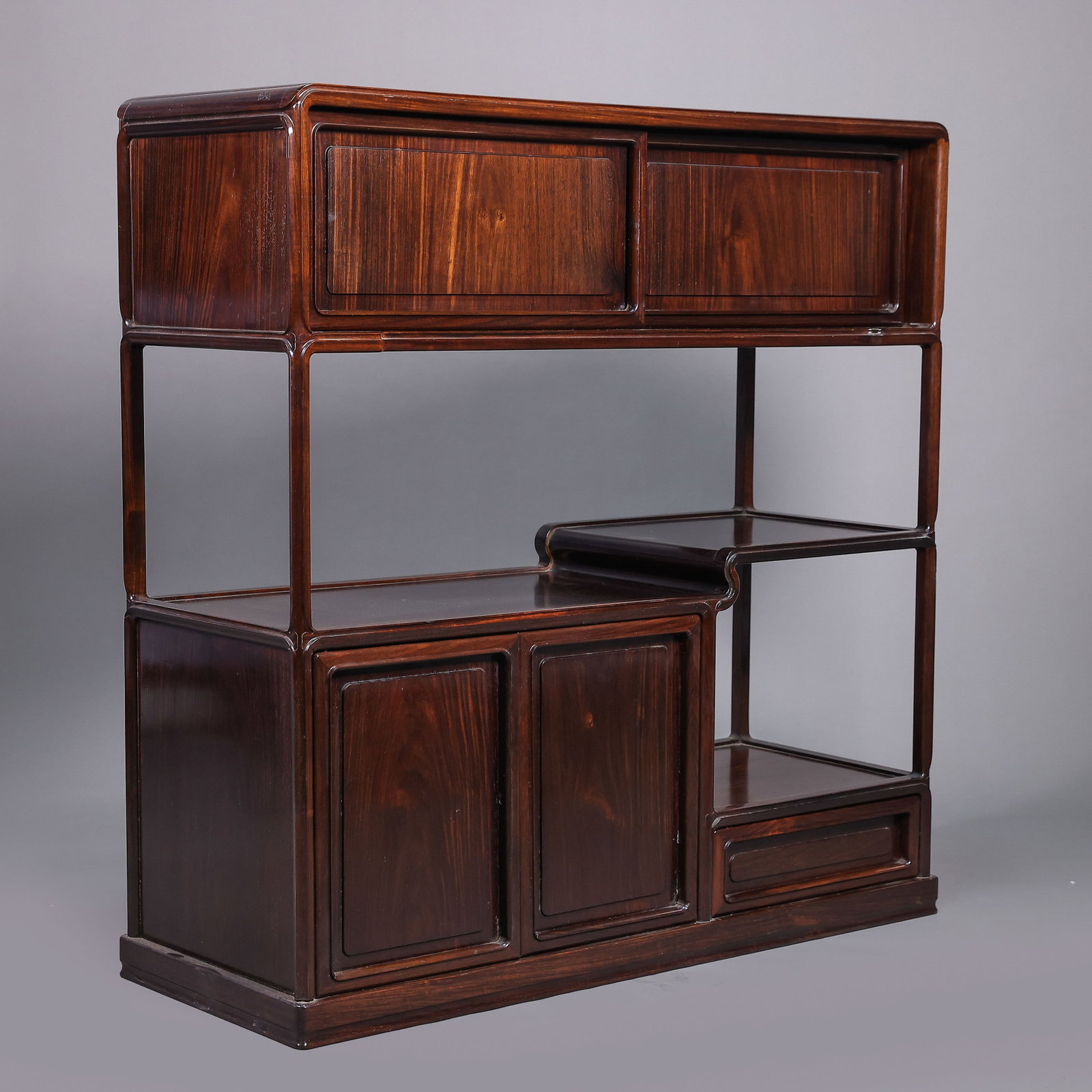 Chinese Qing Dynasty Rosewood Antique Shelf (1 of 10)