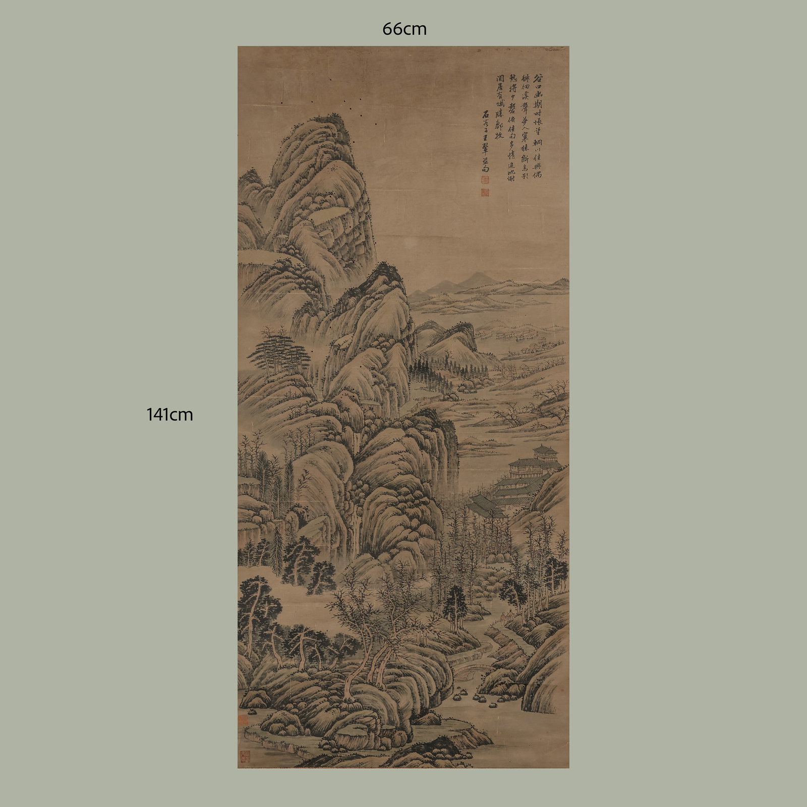 Landscape by Wang Hui - 3