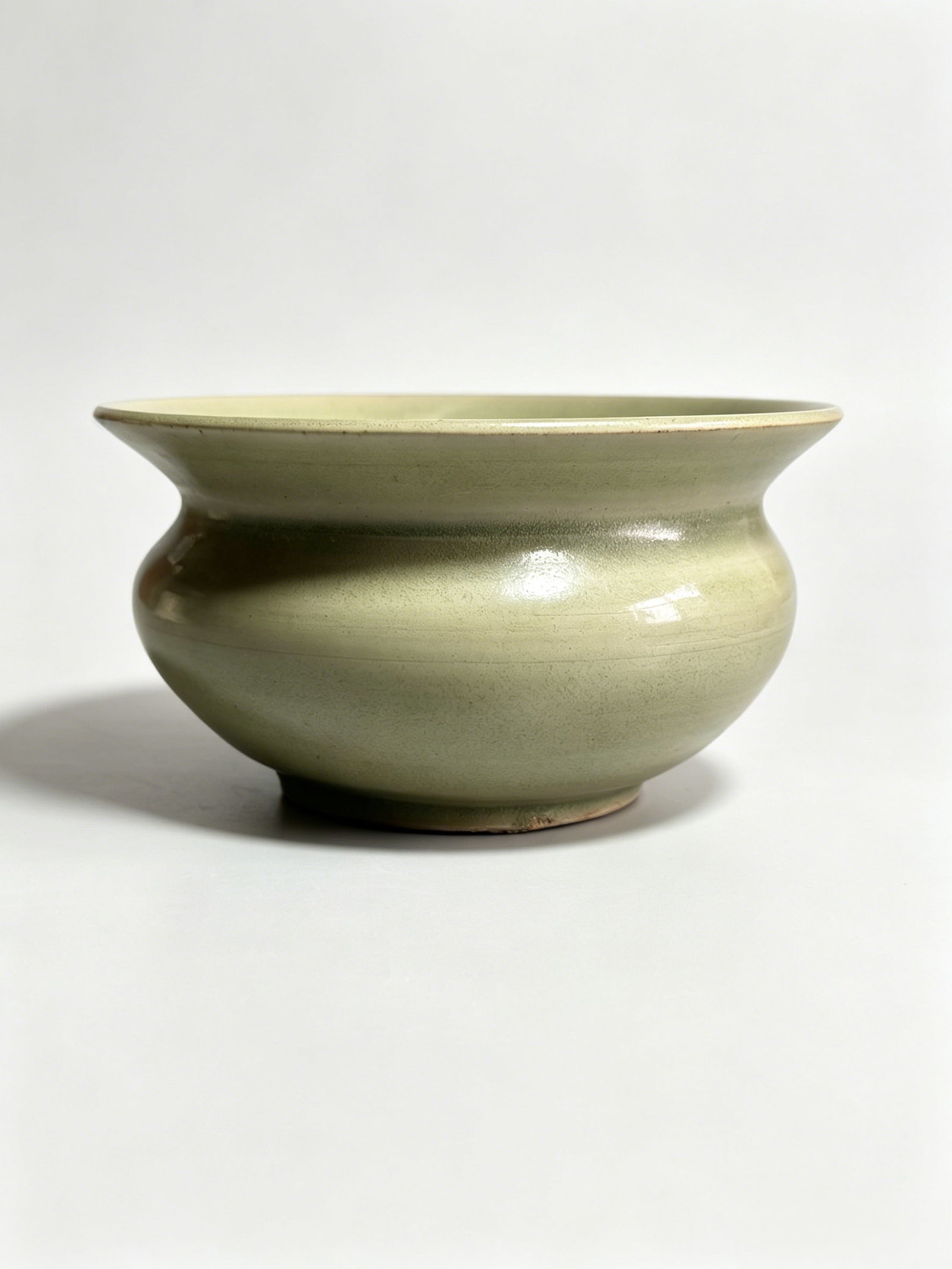 Ruzhou Kiln Celadon Zhadou Vessel / Miniature Flower Pot, Yuan-Ming Dynasty (1 of 9)