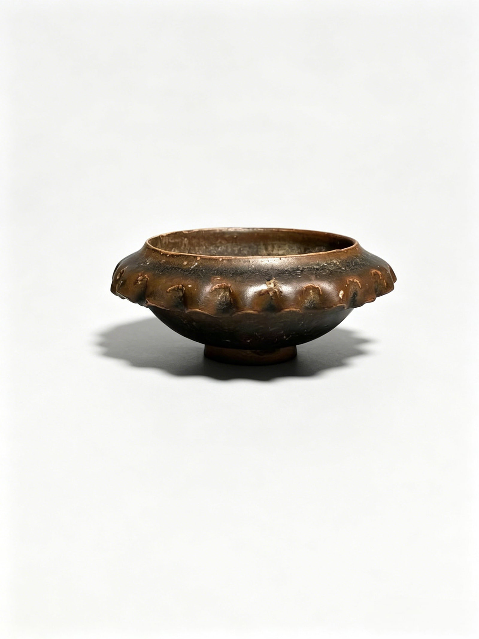 Brown Glazed Floral-Rim Water Washer, Cizhou Kiln (1 of 3)