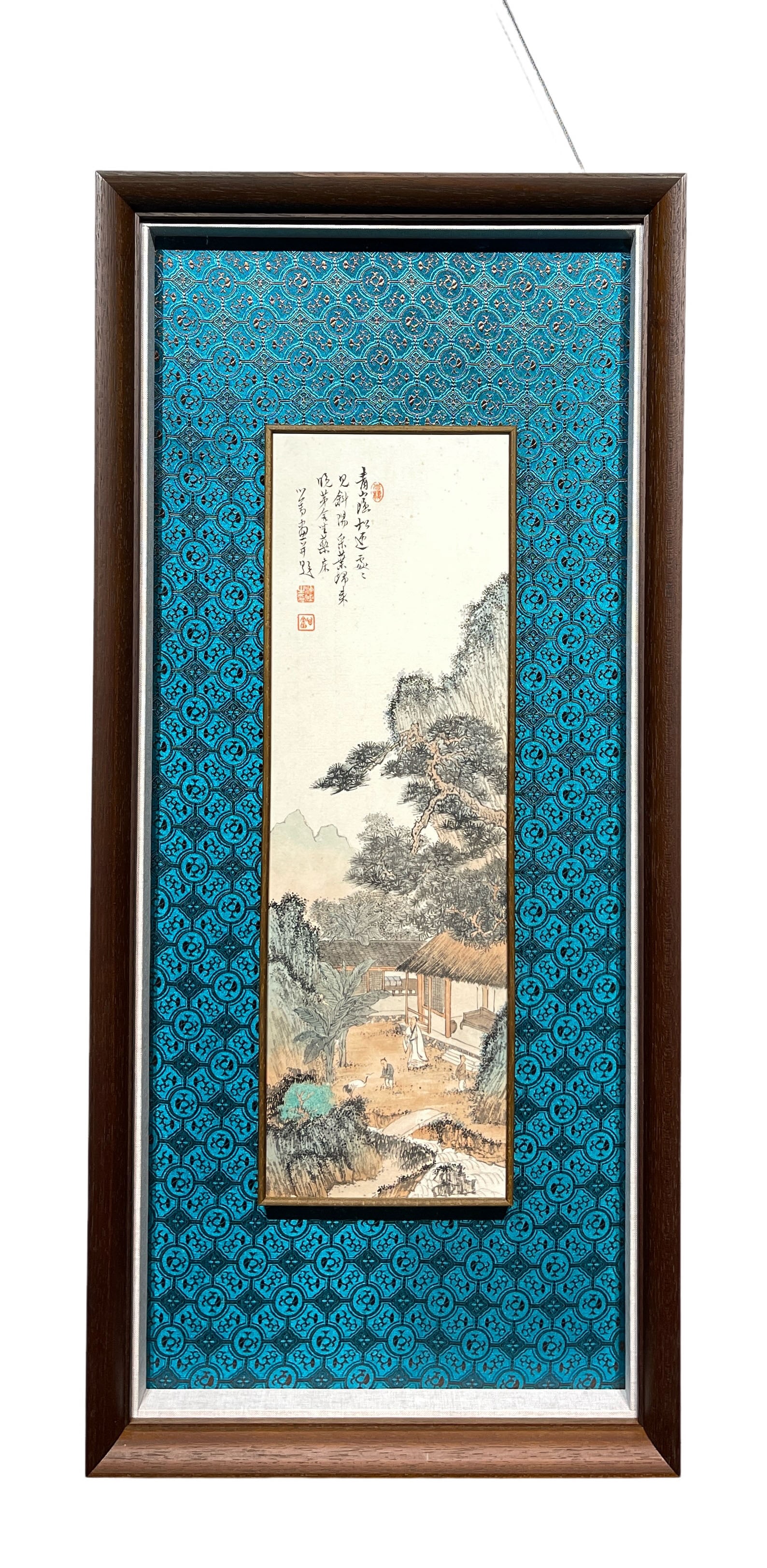 Puru's picture of living in seclusion and loving cranes, picture frame on paper (1 of 7)