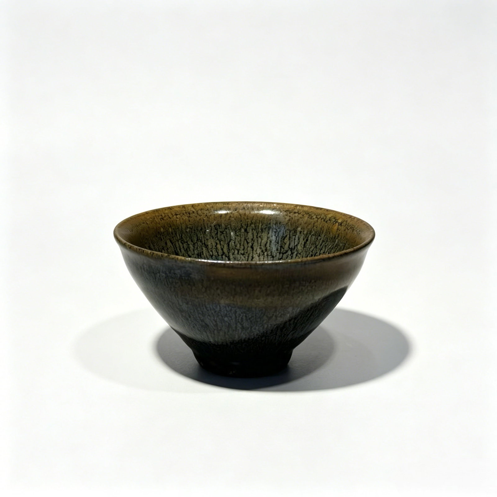 Song Dynasty Jian Ware Black Glaze Golden Oil-Drop Beaker Bowl (1 of 4)