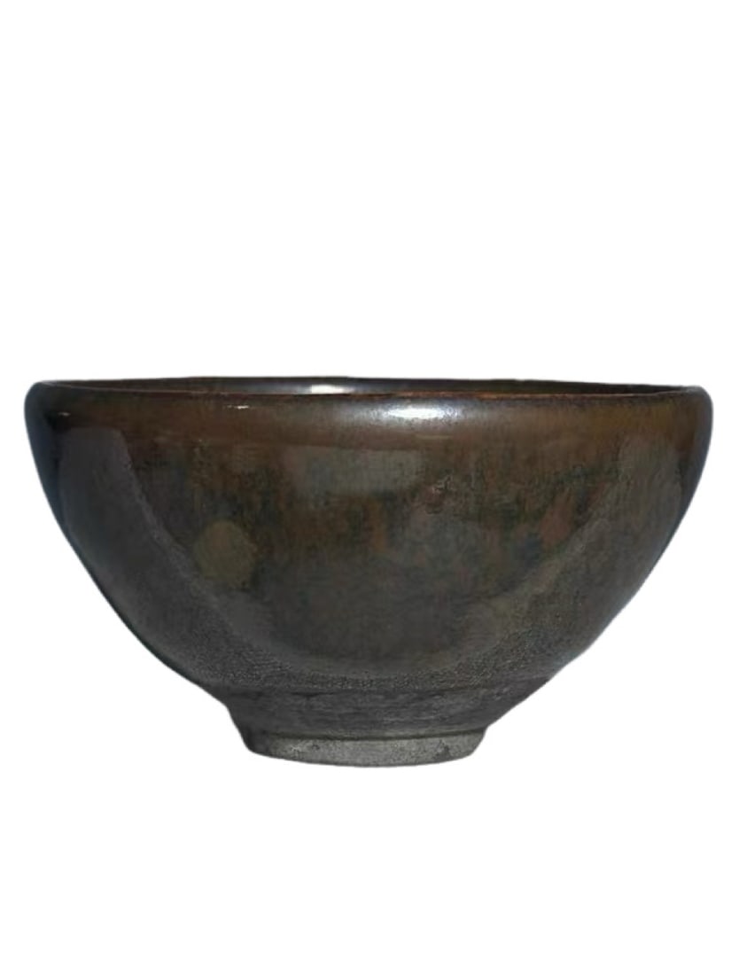 Rust-Speckled Partridge Spot Tea Bowl (Cizhou Kiln Ware Series) (1 of 4)