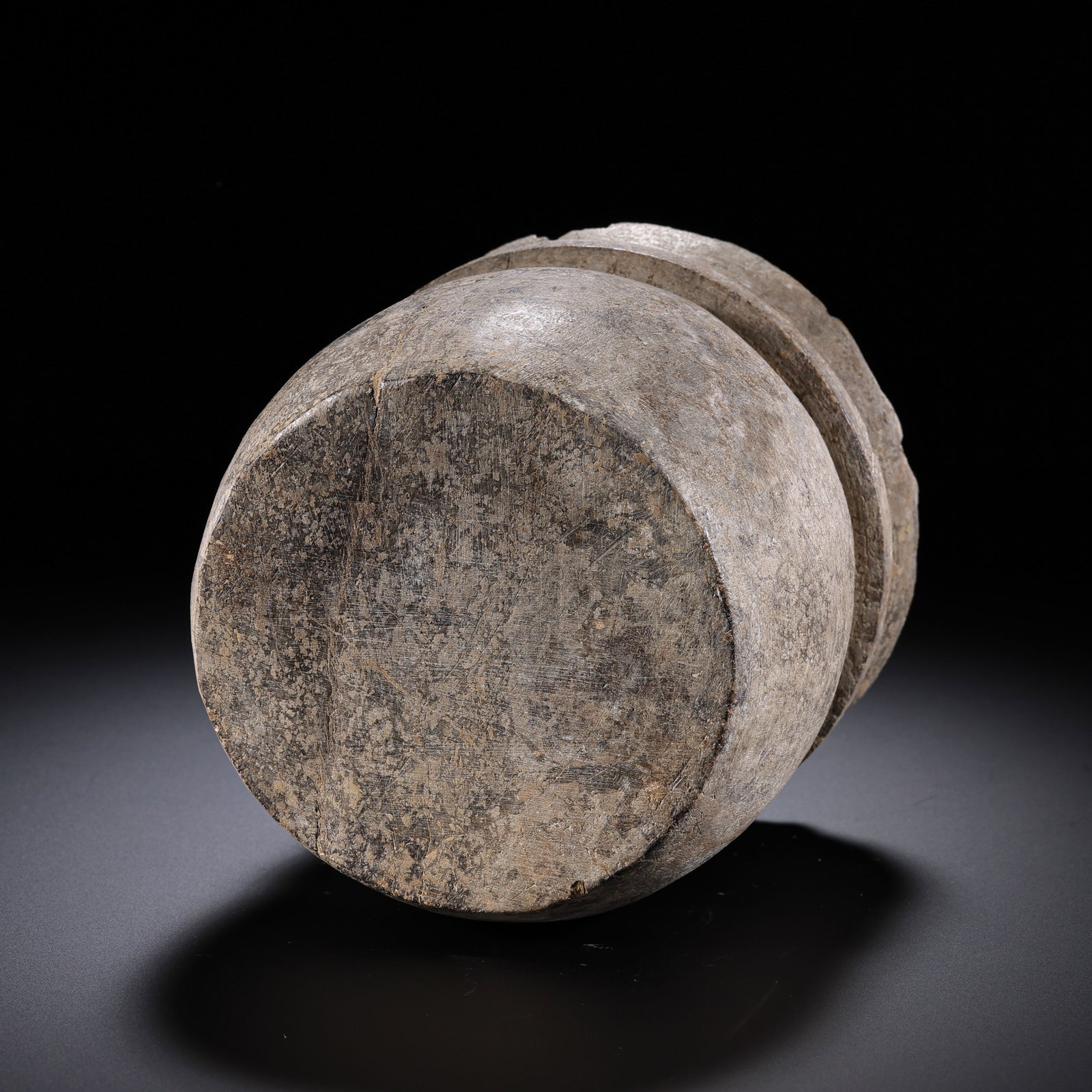 Ancient Chinese bluestone candlesticks - 8