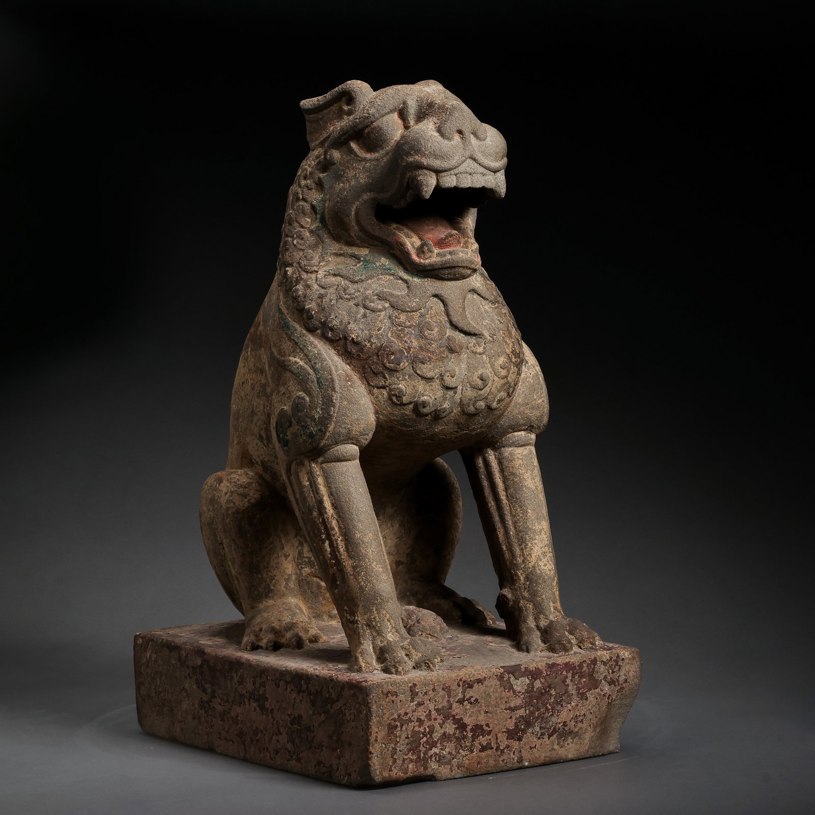 The Tang Dynasty in China held lion statues in low regard. (1 of 13)