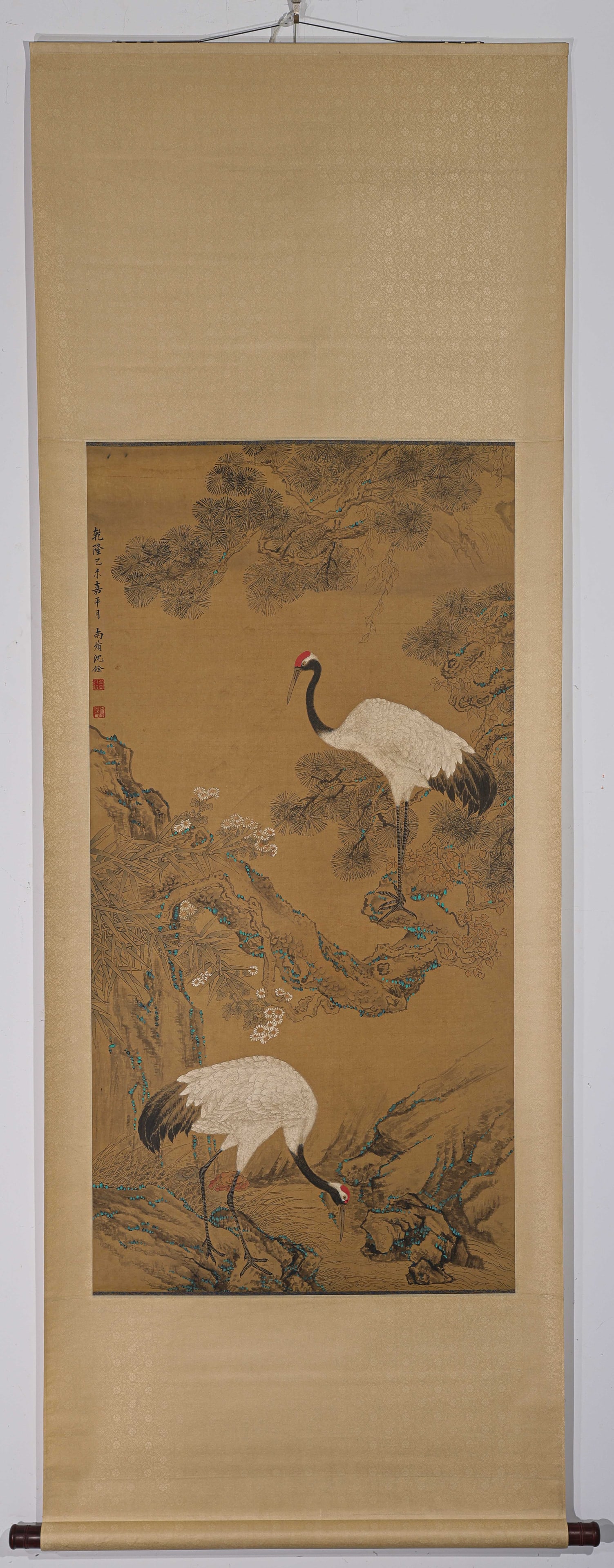 Shen Shuan, "Double Cranes" - 3