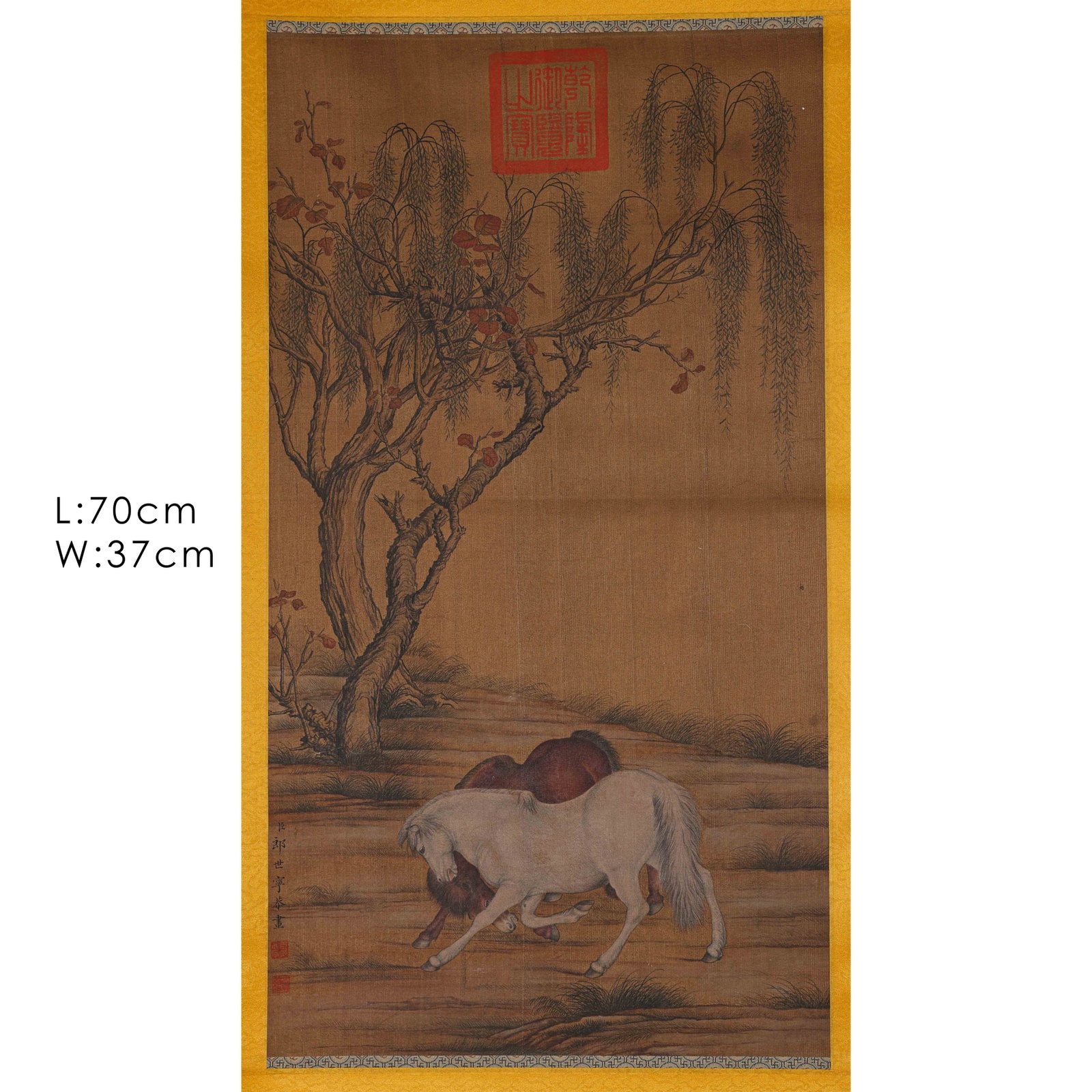 "Galloping Horses" by Lang Shining - 2