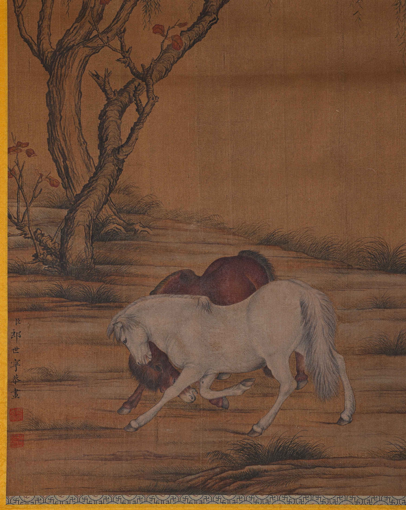 "Galloping Horses" by Lang Shining - 5