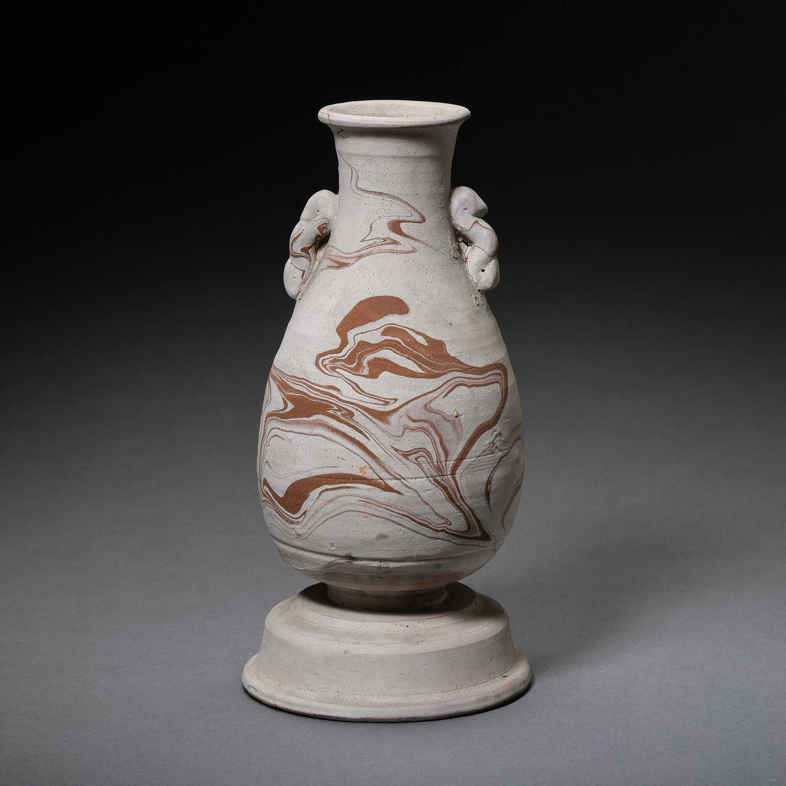 Chinese Song Dynasty double-eared marbled vase (1 of 9)
