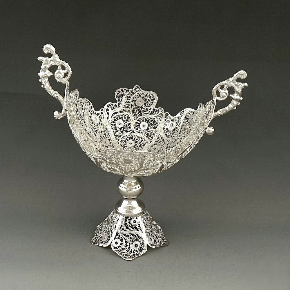 Filigree Compote; - 2