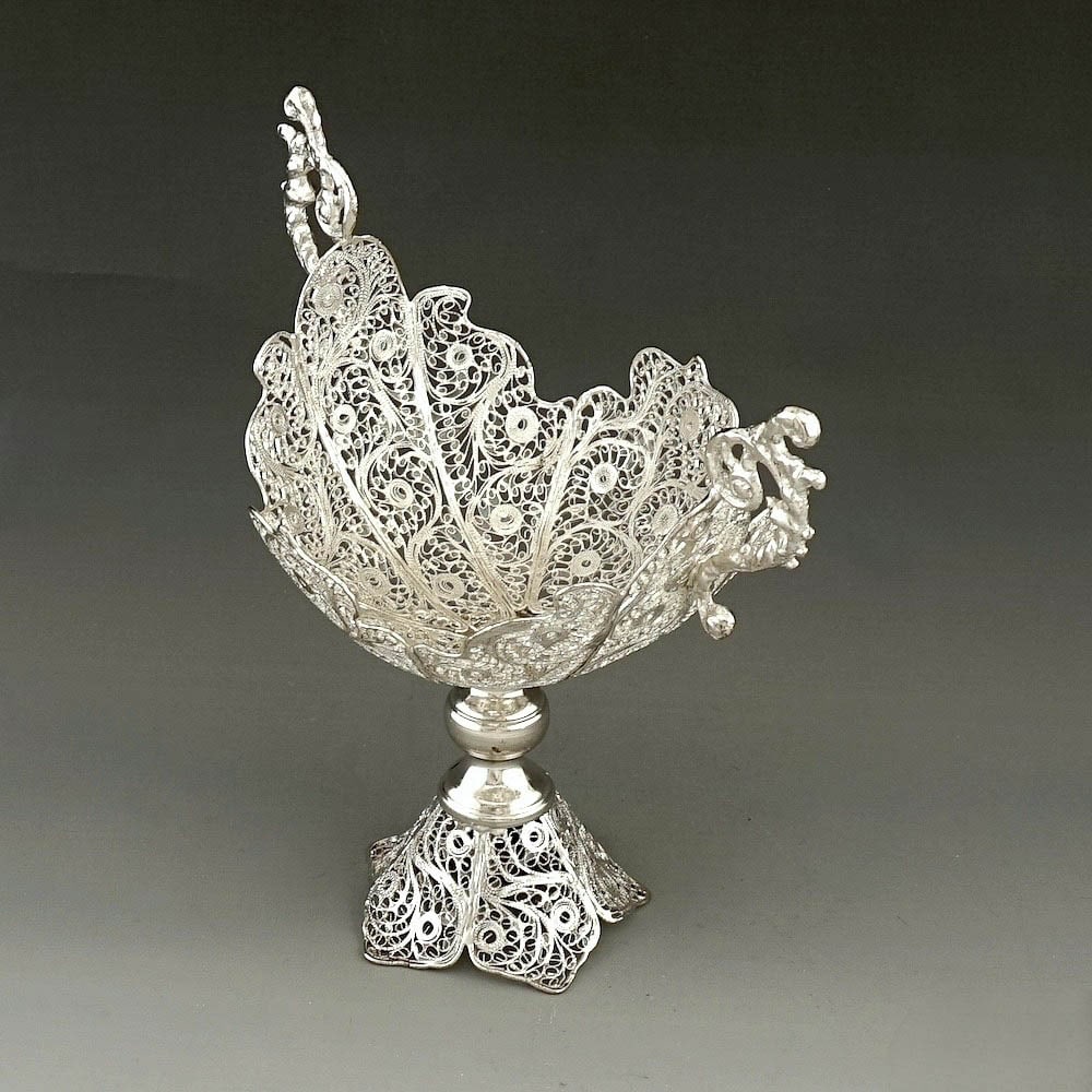 Filigree Compote; - 6
