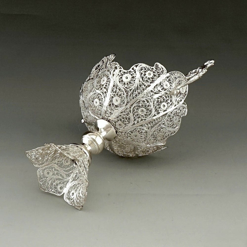 Filigree Compote; - 8