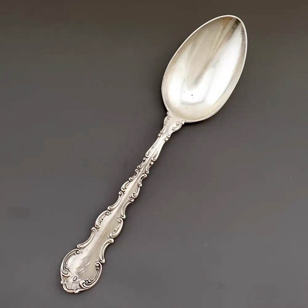 American Sterling Silver Spoon;: American Sterling Silver Spoon; weight: 83?g; approx. 8.66?in.The term “sterling silver” herein refers to solid non?plated silver and does **not** denote 999?grade purity. Actual silver finene