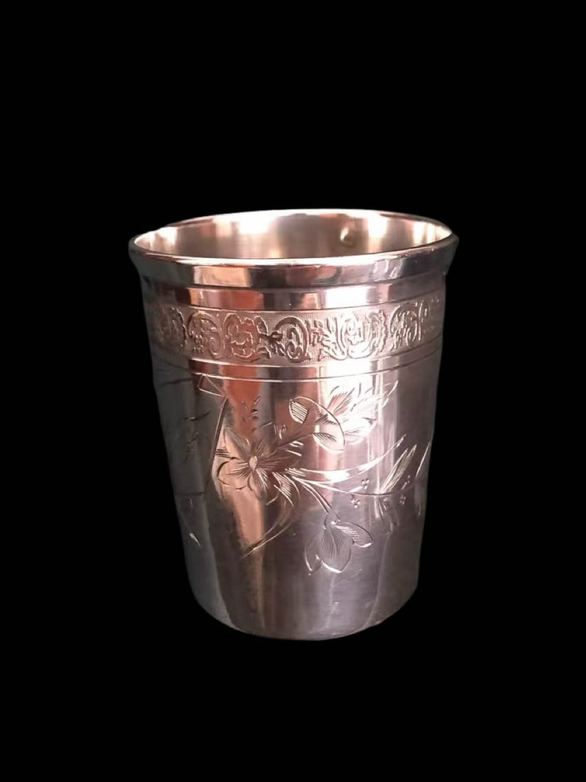 European Antique Silverware, French Charles Baron Art?Nouveau?style Sterling?Silver Water & (1 of 8)