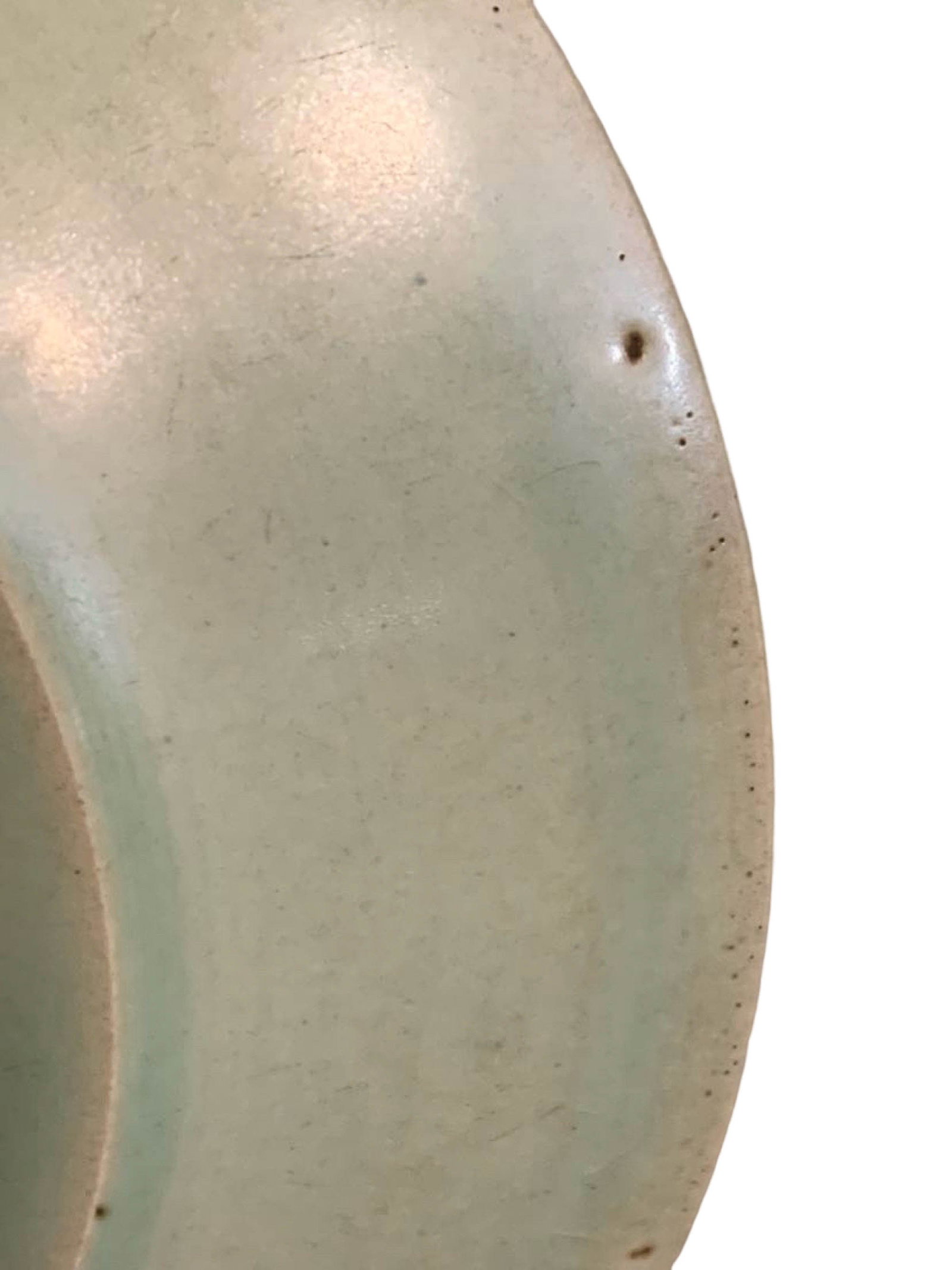 Ru?yao?style Celadon Folded?Rim Dish - 5
