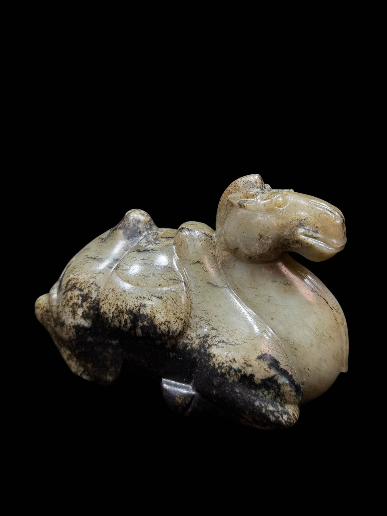 Recumbent Jade Bactrian Camel - 4