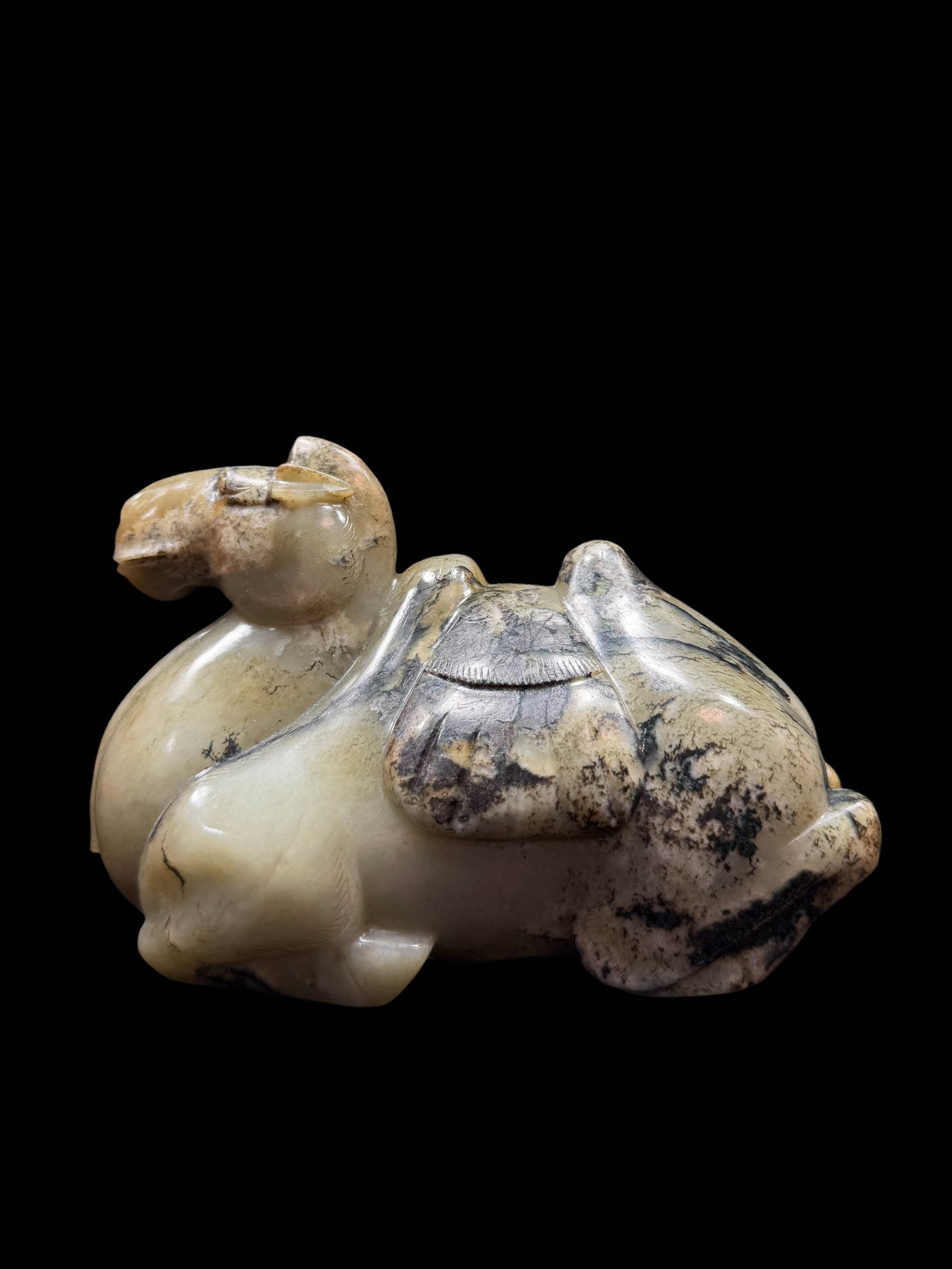 Recumbent Jade Bactrian Camel - 6