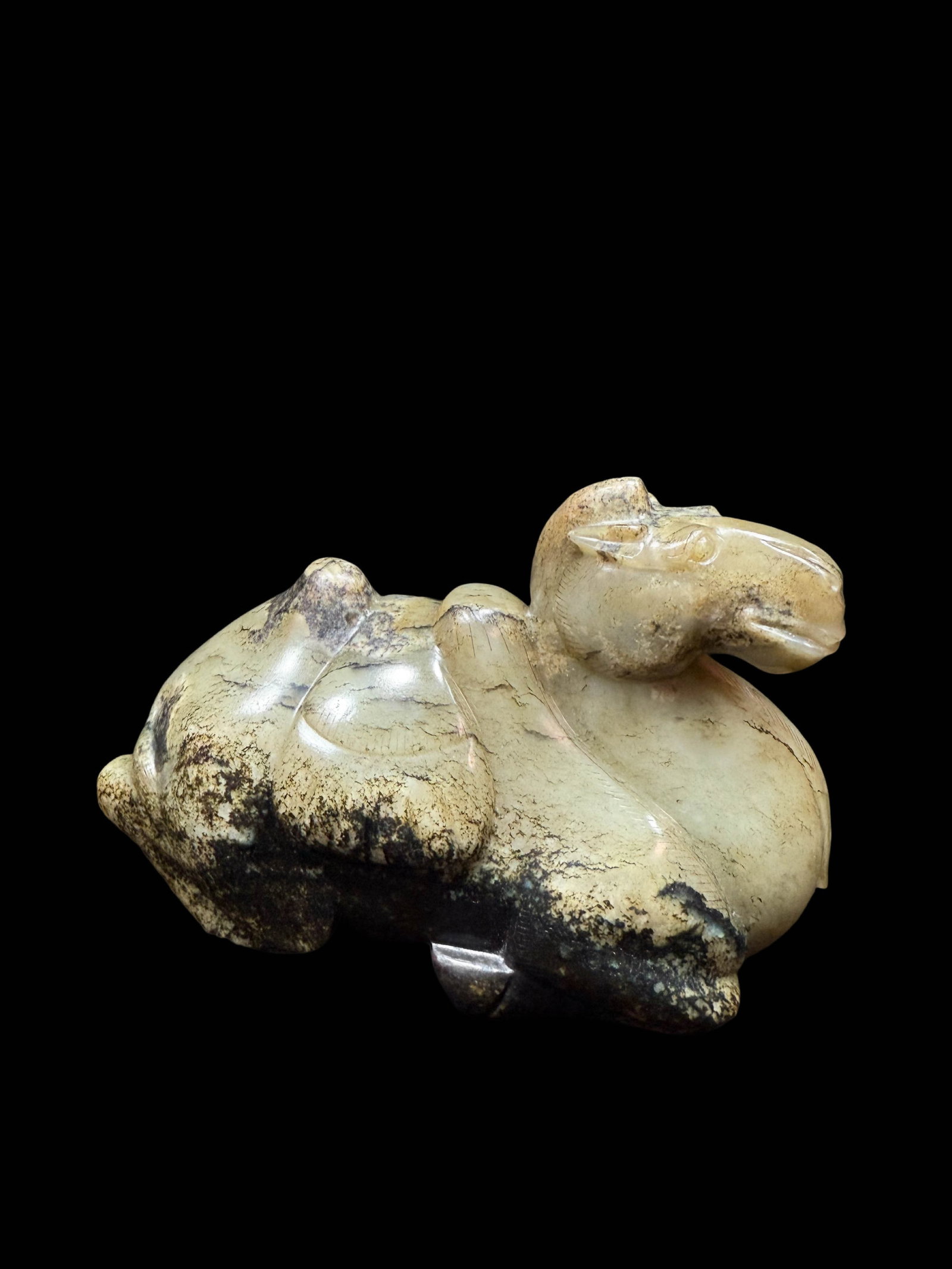 Recumbent Jade Bactrian Camel - 7