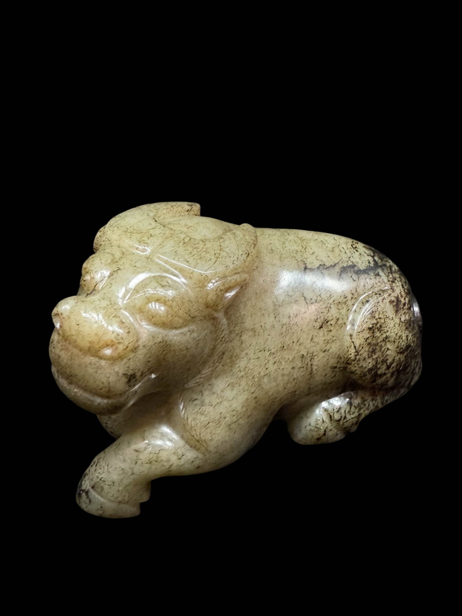 Recumbent Jade Ox - 4