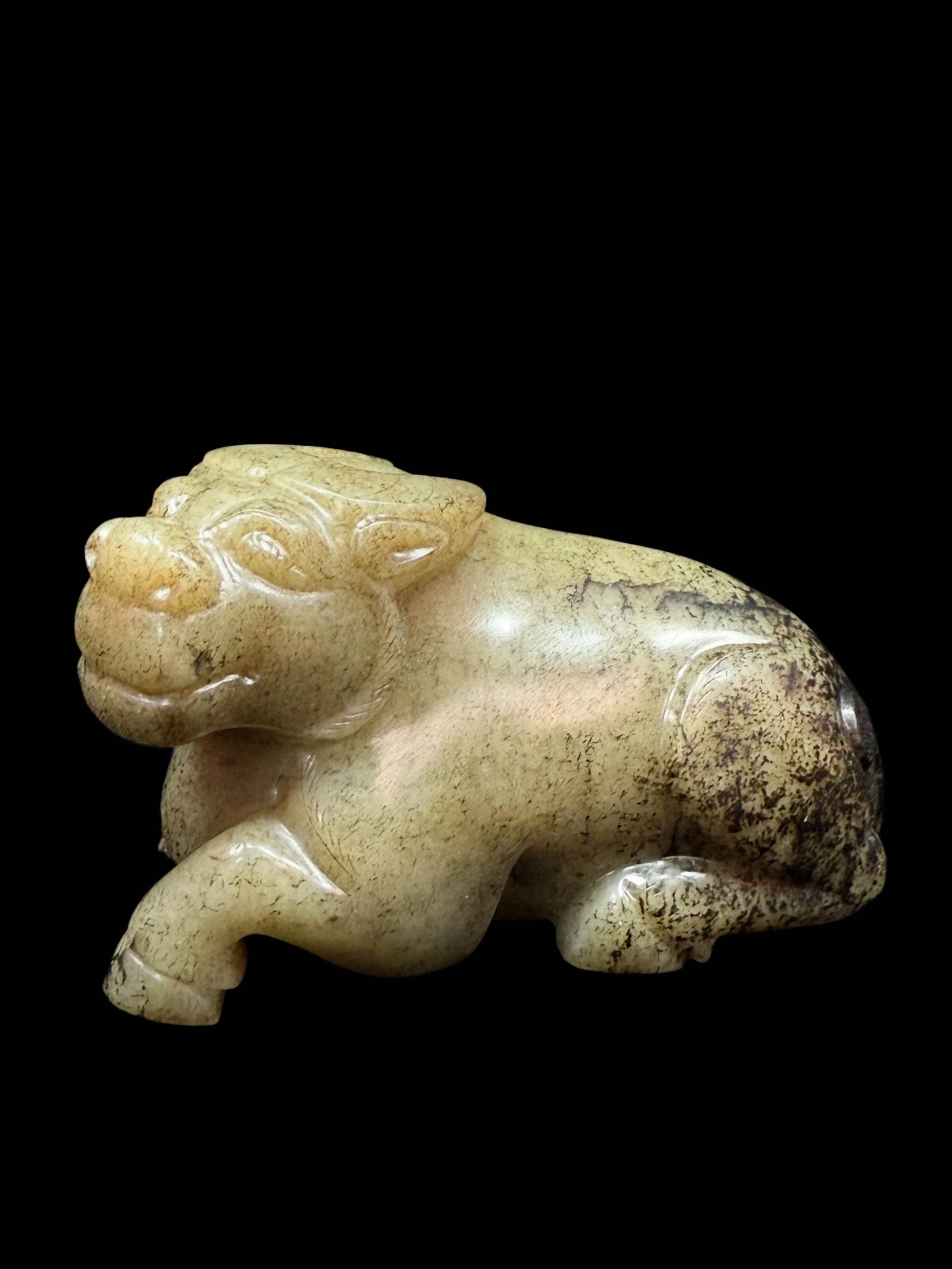 Recumbent Jade Ox - 5