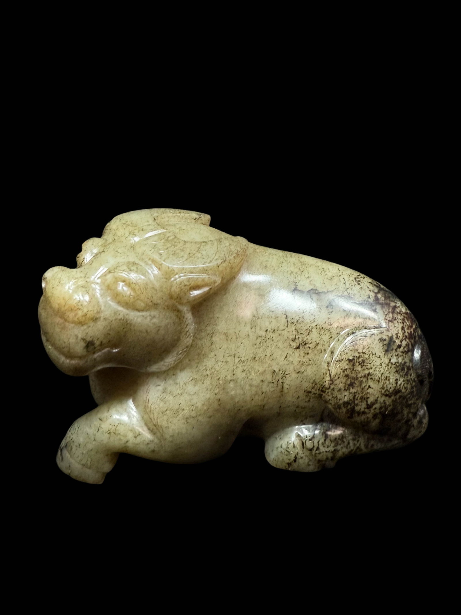 Recumbent Jade Ox - 7