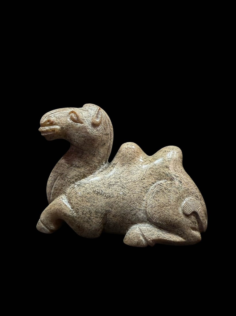 Jade Recumbent Bactrian Camel - 6