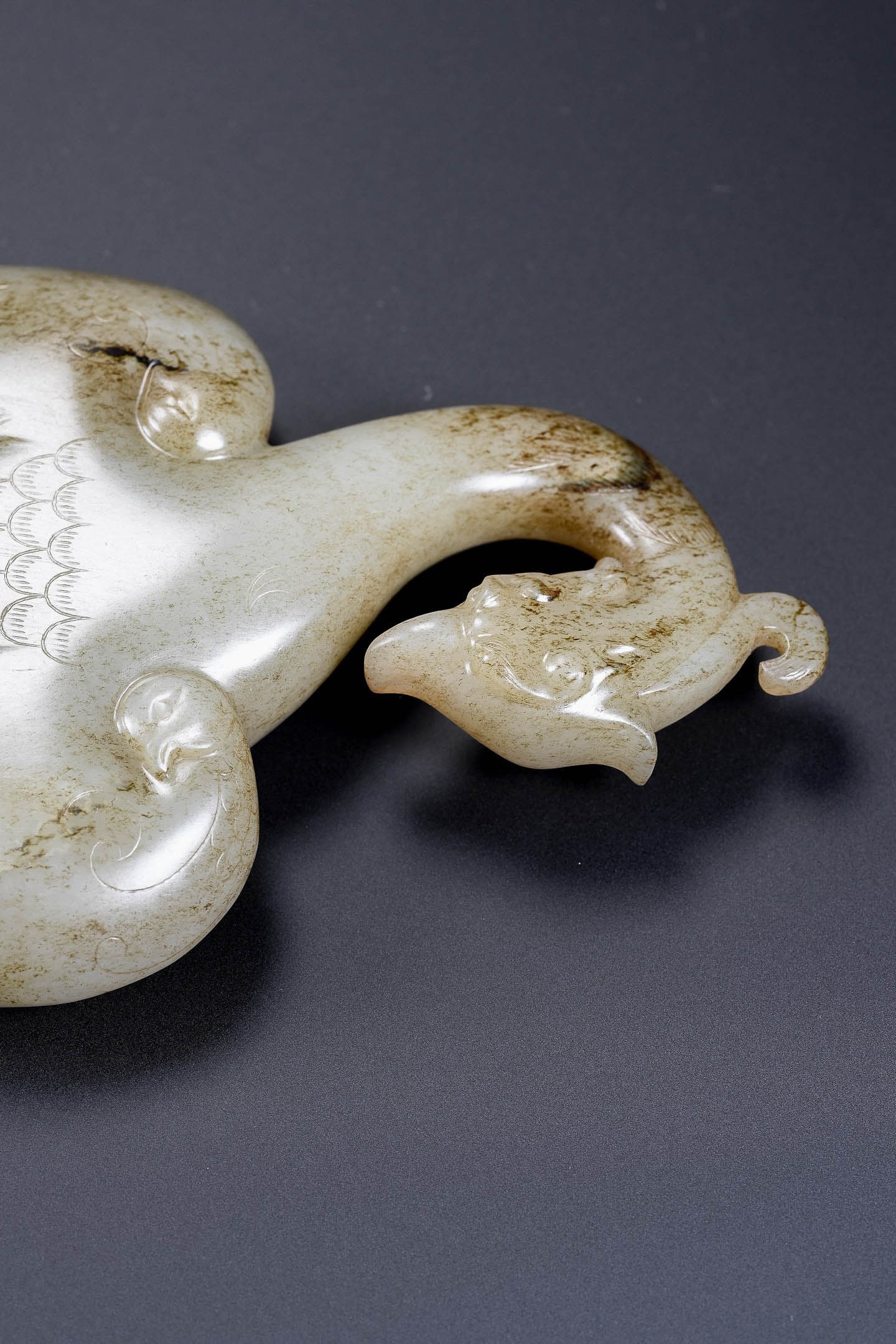 White?Jade Large Phoenix Ornament - 10