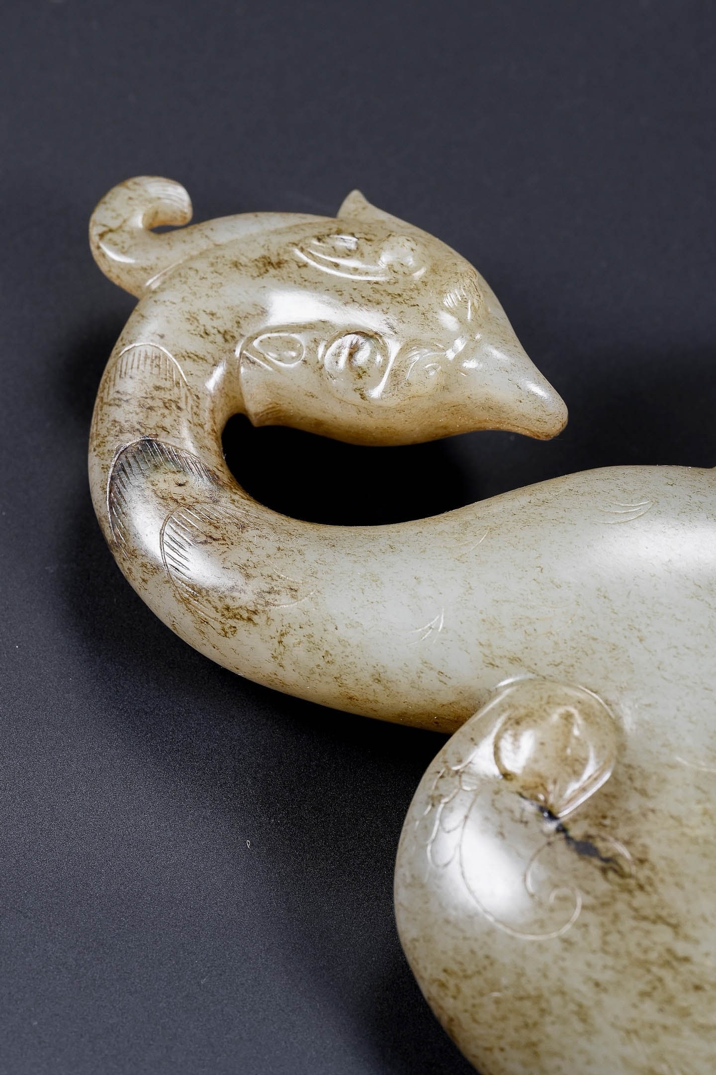 White?Jade Large Phoenix Ornament - 5