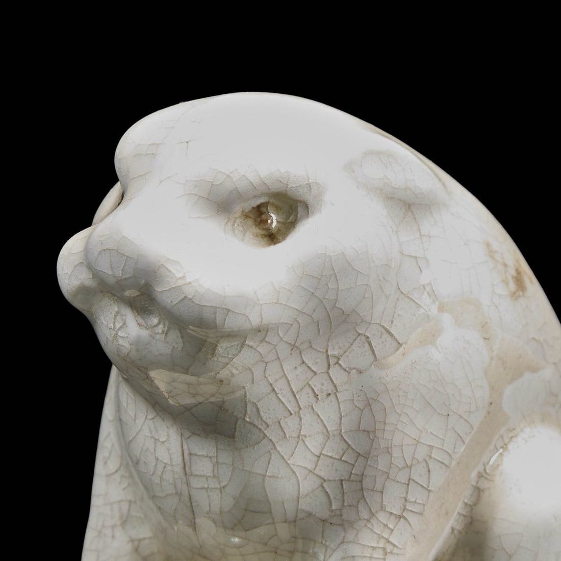 White?Glazed Porcelain Seated Rabbit - 2
