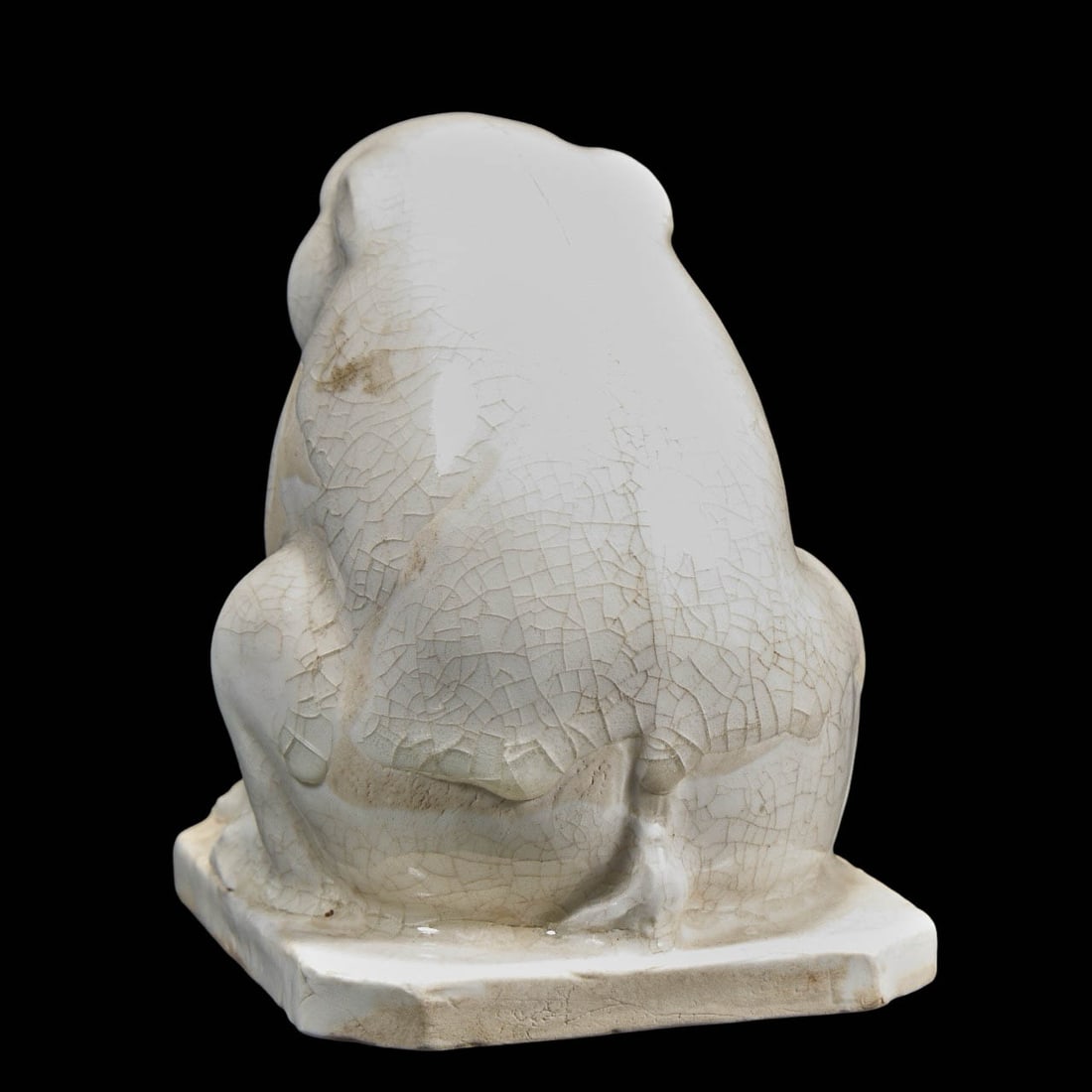 White?Glazed Porcelain Seated Rabbit - 4