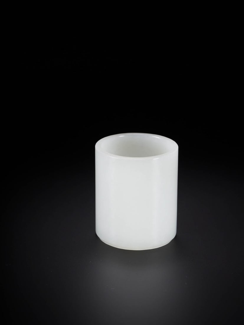 Heitan straight-jointed cup; Diameter: 4.5cm; Height: 5.2cm; Weight: 72.8 grams; (1 of 9)