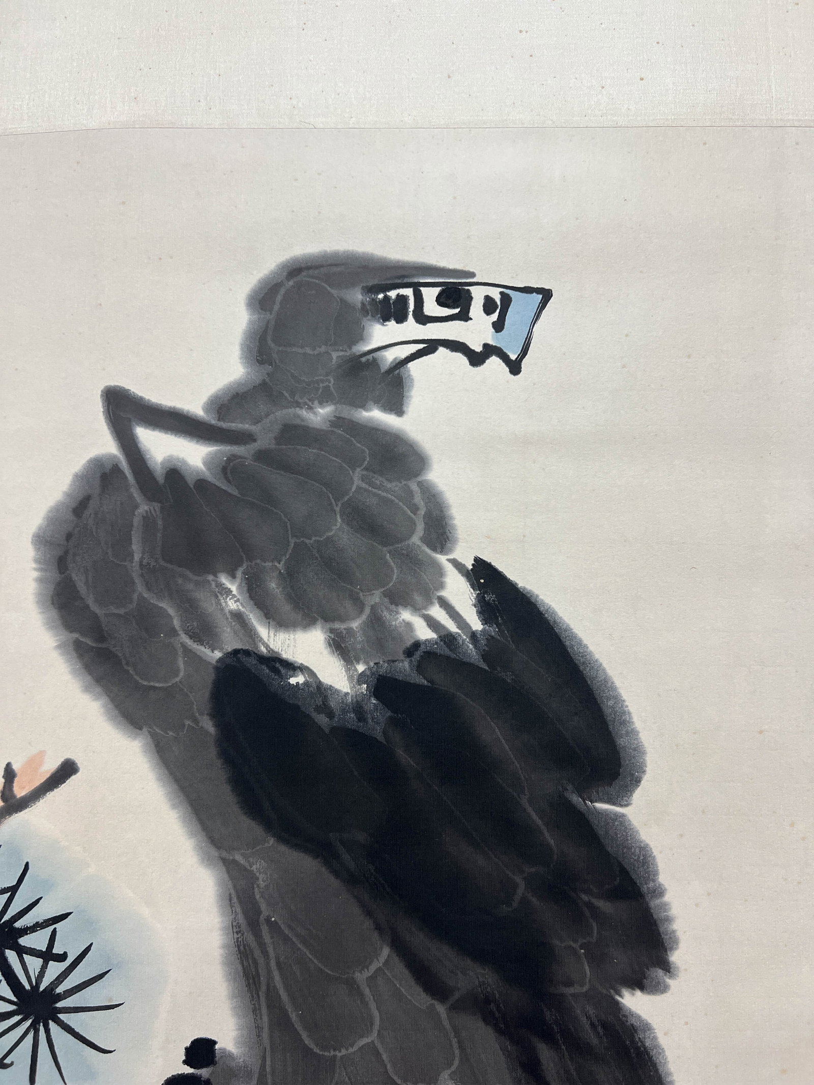 Li Kuchan: Pine and Eagle, vertical hanging scroll on paper - 6