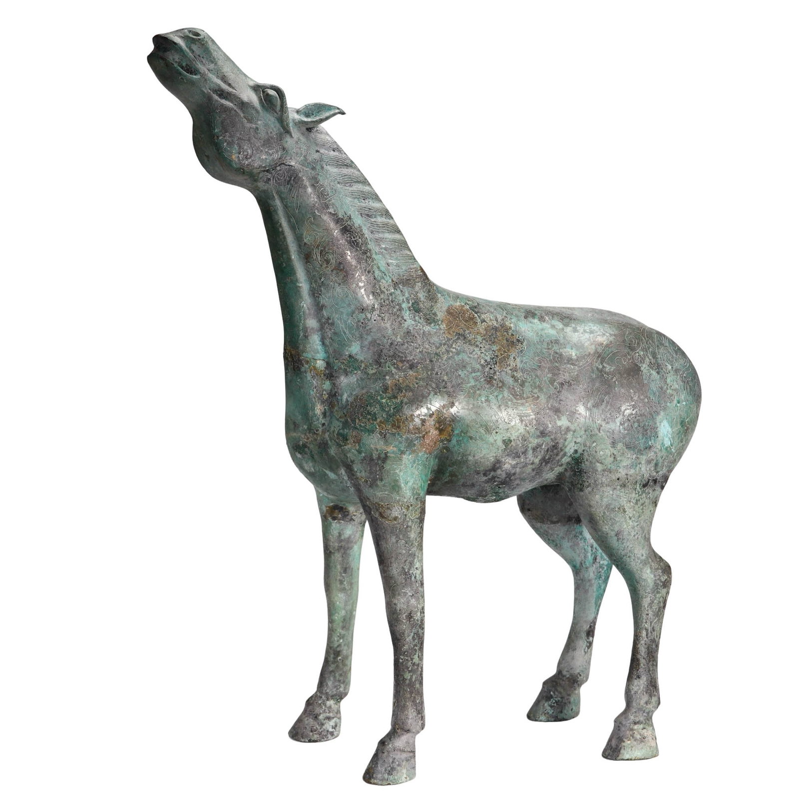 Bronze Neighing?Horse (1 of 9)