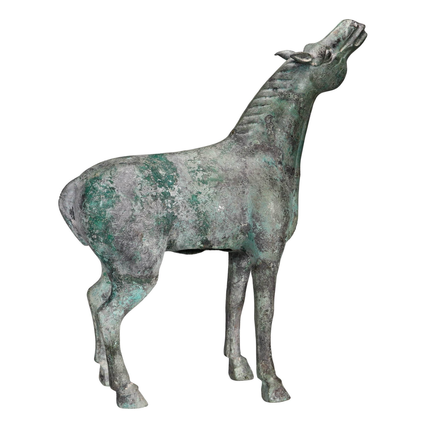 Bronze Neighing?Horse - 7